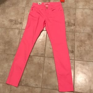 Bright pink jeans size 5